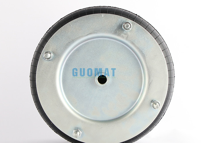 88554 Air Spring Airsustech 2B12X2 Rubber Bellows With Stamped Flange Plate