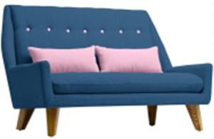 Quality modern home upholstered two seater lounge chair furniture wholesale