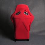 Velvet Material Red Racing Seats Customizable Soft Racing Bucket Seats