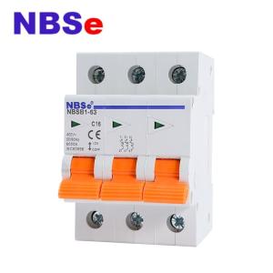 Quality Overload Protection IEC60898 6kA 3 Pole Circuit Breaker wholesale