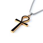 Advanced, minimalist, fashionable, and niche men's original cross pendant