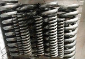 Quality 175KG Iidler Spring Excavator Undercarriage Parts , Heavy Equipment Undercarriage Parts R450-7 81E7-01052 wholesale