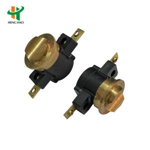 Quality Copper Head KSD302 Bimetallic Thermostat Temperature Switch 250V 15A To 60A wholesale