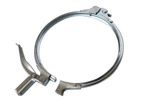 Quality 150mm Airtight Sealing Washer Galvanised Pipe Clamps wholesale