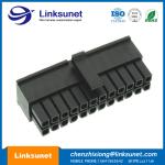 3.0mm Double Row Female black connectors and UL1007-20-28AWG PVC wire harness
