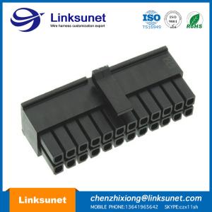Quality 3.0mm Double Row Female black connectors and UL1007-20-28AWG PVC wire harness wholesale