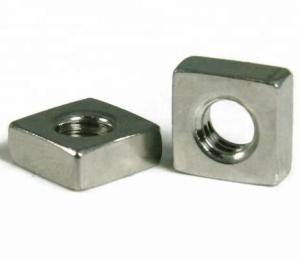 Quality Customized A2 Galvanized Square Stainless Steel Nut Zinc Plate Surface wholesale