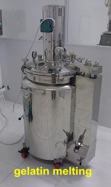 Automatic Encapsulation Machine , Double Gravity Feeding Tank Gelatin Capsule