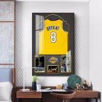 Aluminum Alloy Crystal Porcelain Painting Oil Painting Wall Art With HD NBA Star