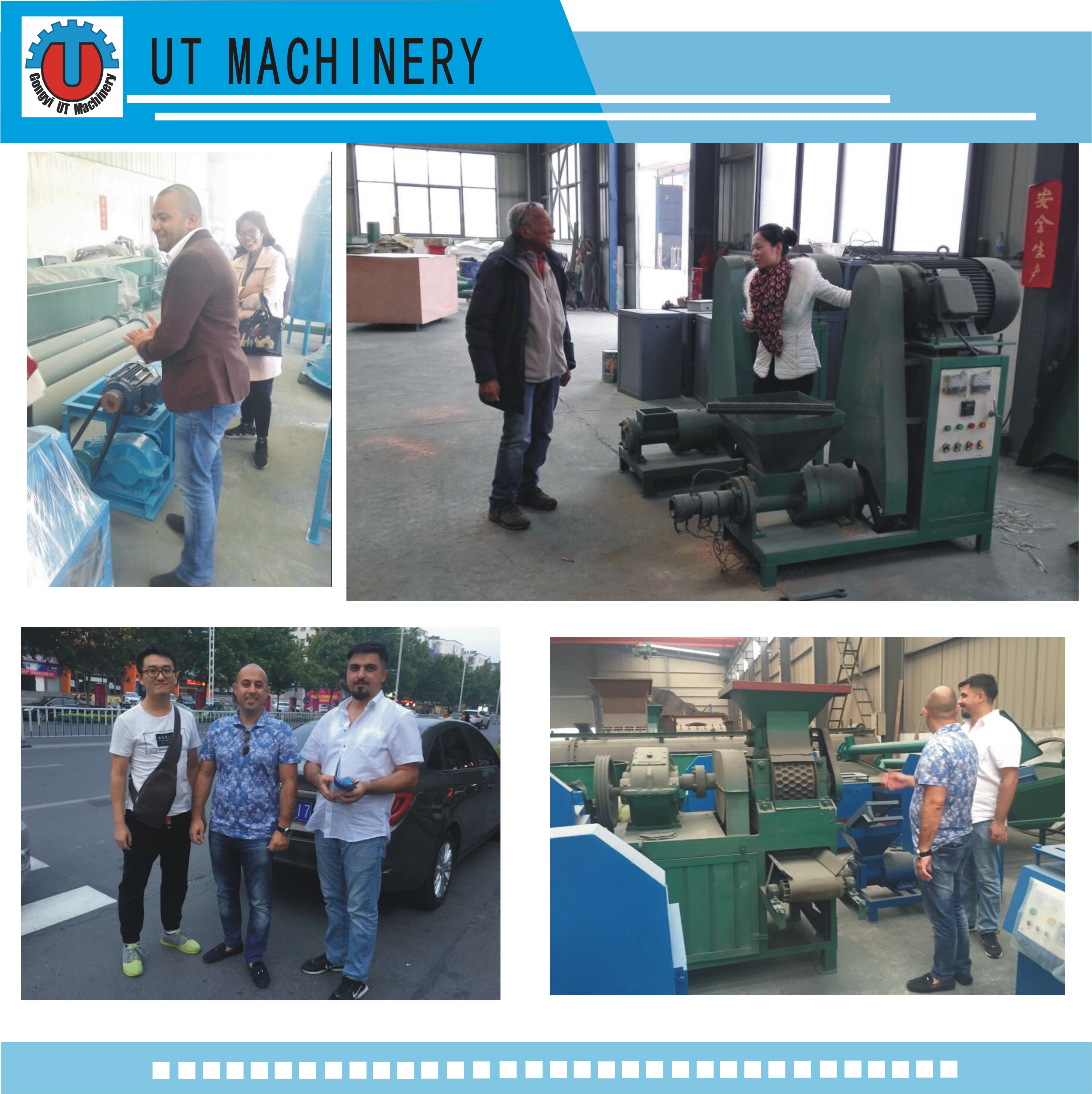 Bio Carbon Charring Furnace with Environmental Hot Air Flow and 8-9 Hours Cooling Time