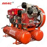 AA4C Reciprocating Portable mining industry piston diesel air compressor outdoor