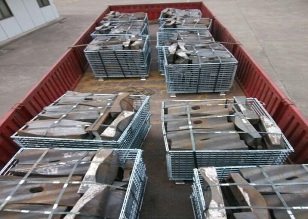 GX120Mn13 Wavy Liner Plates for Diameter 3 x 14 Cement Mill Better Toughness