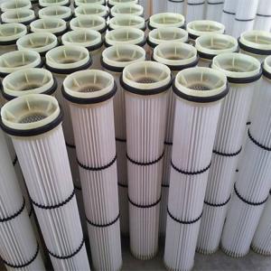 Quality Cement Silo Top Dust Collector Filter Cartridge Air Pleated Bag 30 Micron wholesale