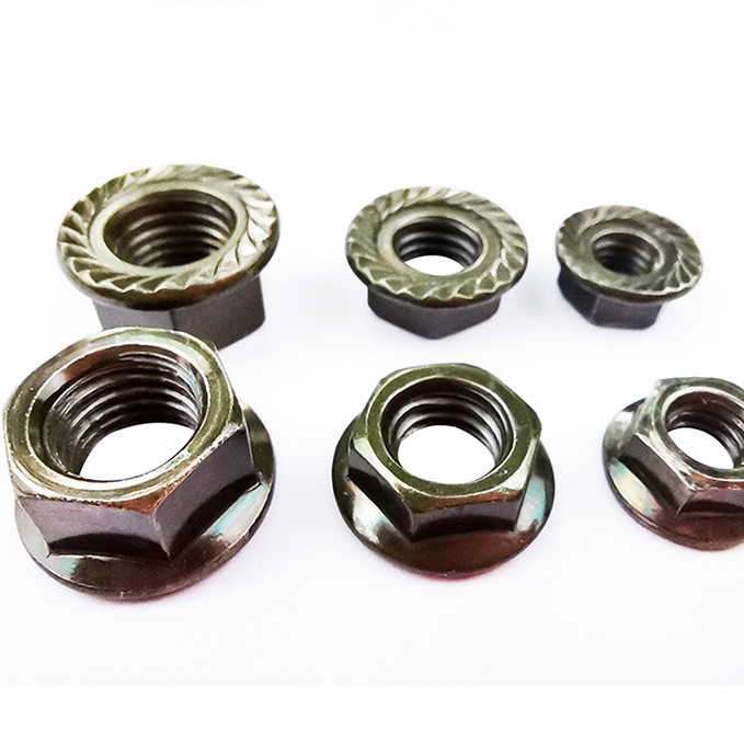 Class 6.8 8.8 Zinc Plated HDG Dacromet Hex Head Flange Nut