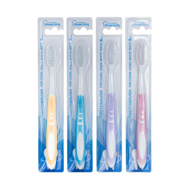 Wholesale Custom Adult Travel Home Hotel Plastic Soft Bristle Home Use