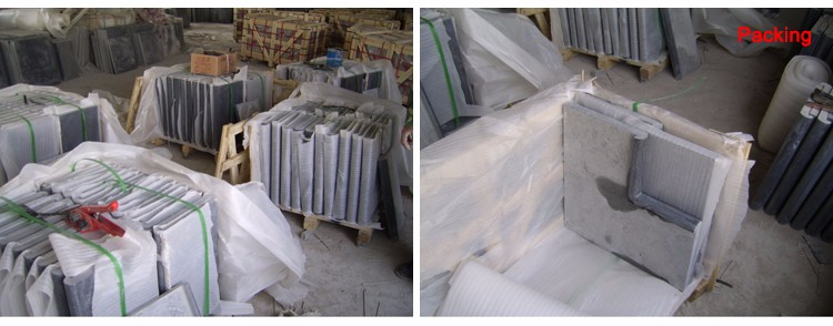 limestone swimming pool cooping paving blue stack veneer stones