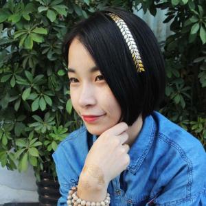 Quality Gold Glitter Fashionable Hair Tattoo for Girls wholesale