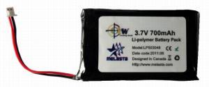 Quality Professional 3.7V Lithium Polymer Battery Pack 700mAh For Solar Charger wholesale