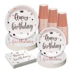 FDA Baby Shower Biodegradable Themed Gender 13th 18th 21st Birthday Compostable