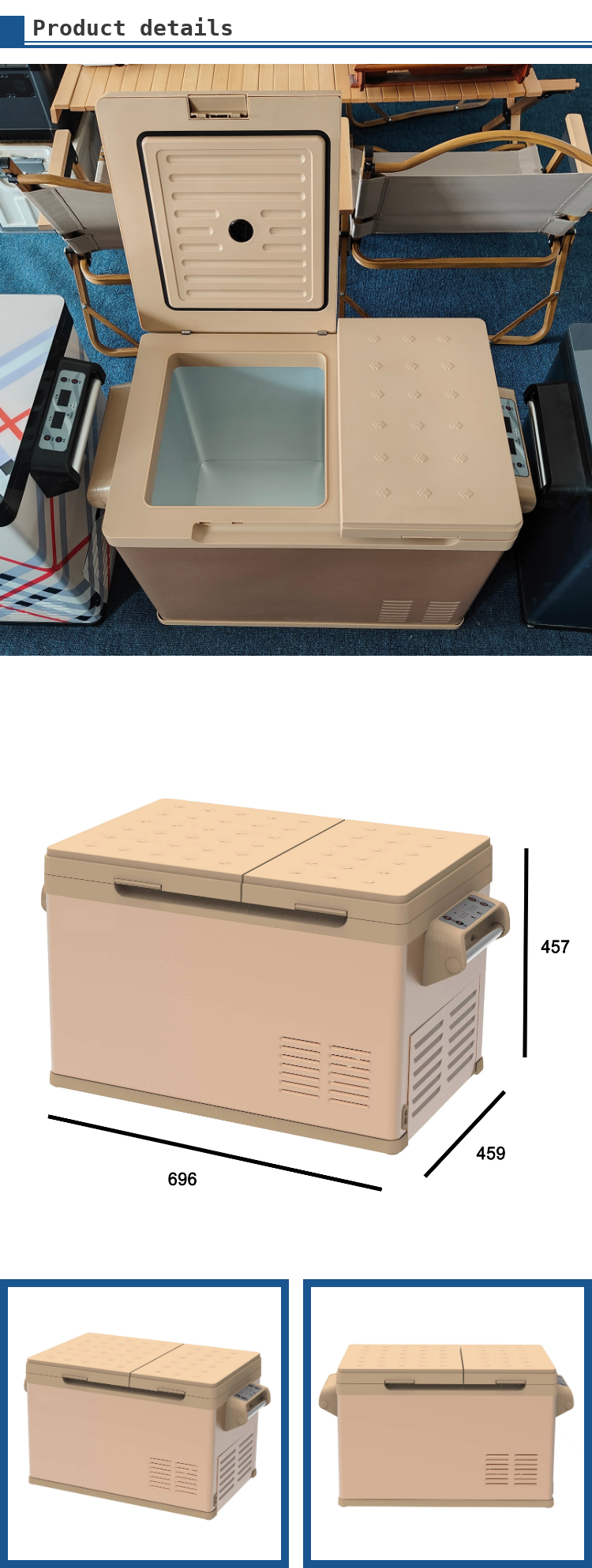 35YD Leapcool Compressor 12V 24V Car Fridge Freezer Mini Portable Refrigerator on Amazon