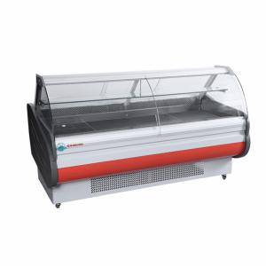 Quality ETL Approved Supermarket Food Meat Display Cooler Sliding Glass Door Display Deli Cabinet Refrigerator wholesale