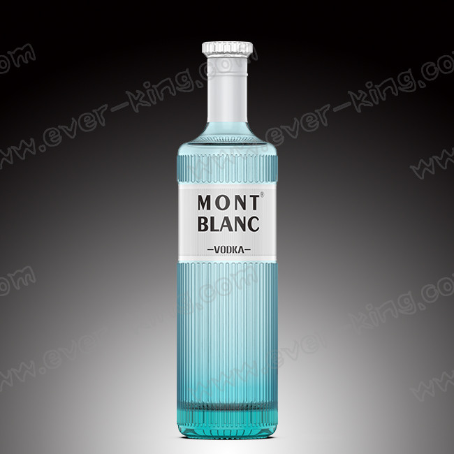 Frosting Surface 700ml Single Glass Bottle For Liquor