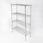 Restaurant 12 X 24 5 Tier Adjustable Wire Metal Shelving Storage Rack ISO9001