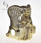 Angel-shaped Metal Coffin Accessories Gold-plated SGS Certified Exquisite Figure