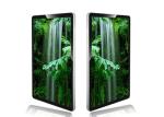 Portrait LCD Advertisement Wall Mounted Digital Signage Indoor Touch Screen