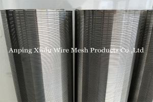 Quality Smooth Wedge Wire Well Screen Pipe Electrolytic Polishing Wire Wrapped 100 Micron wholesale
