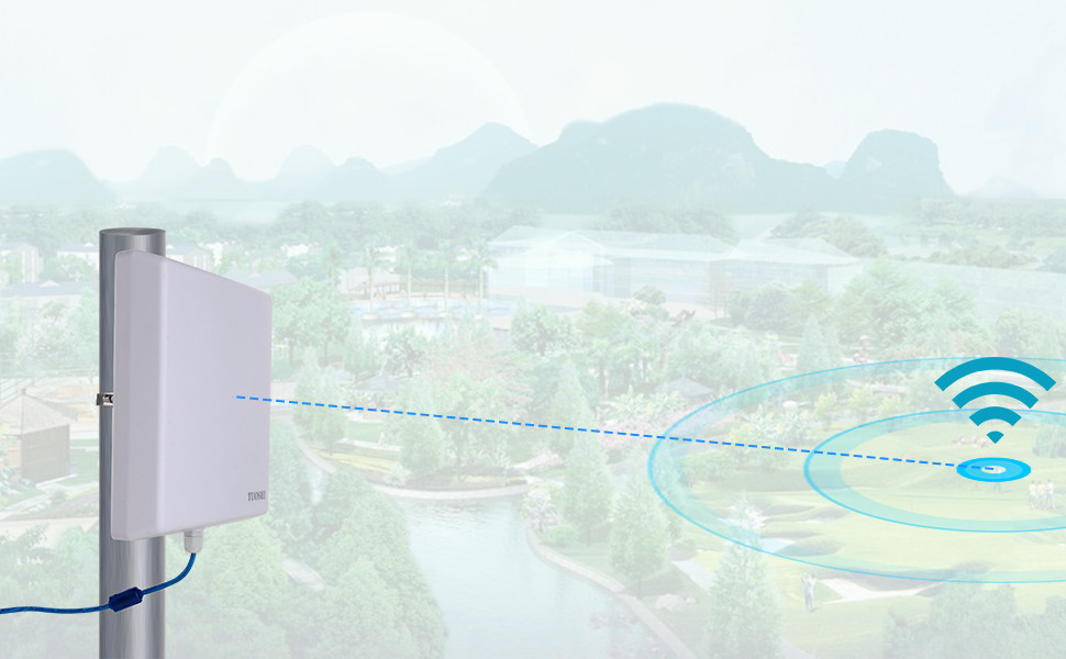 ODM Outdoor WiFi Antenna , 36dBi High Gain Outdoor Wireless Antenna