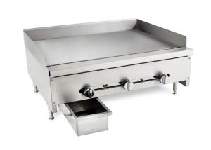 Quality Commercial Stainless Steel Gas Griddle Flat Surface Gas Range Griddle For Indoor wholesale