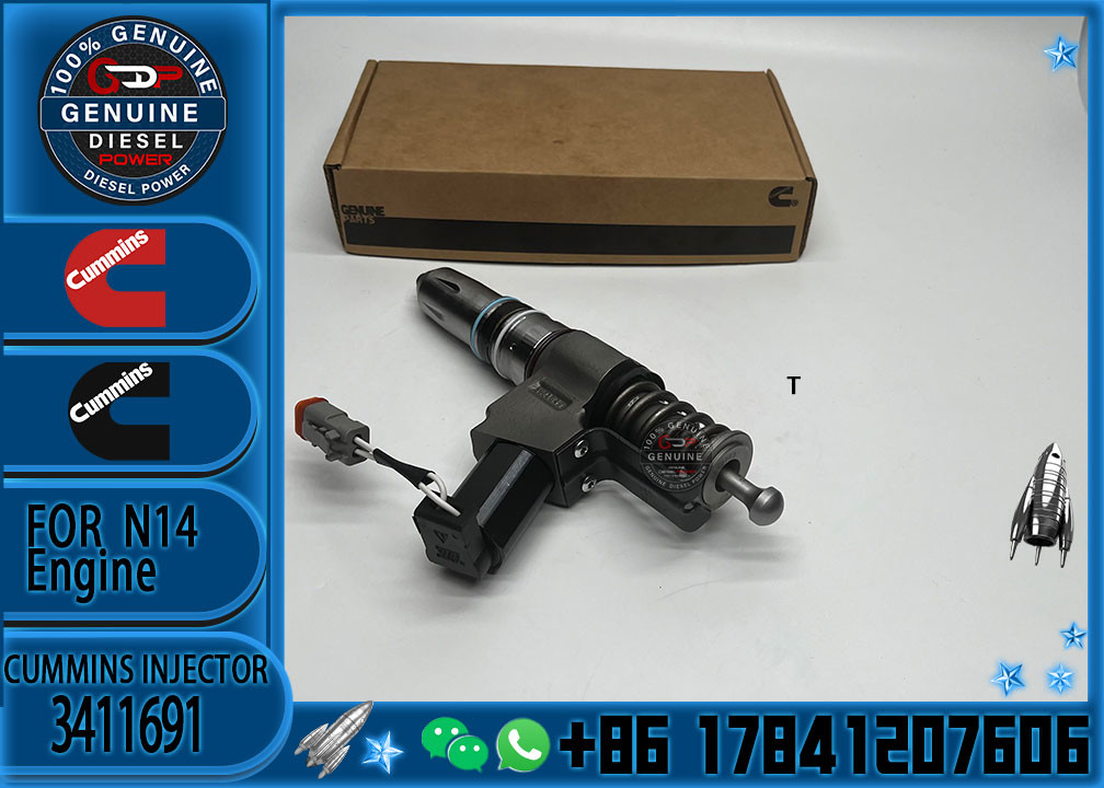 N14 Series Engine Common Rail Fuel Injector 4307516 3411691 3087560 3411765 for Cummins