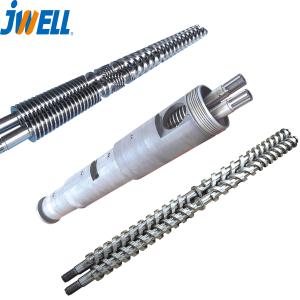 Quality JWELL 38CrMoAlA PVC PE PP PS PLA Extruder Screw Barrel Mould wholesale