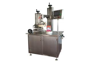 Quality Skin Care Products Boxes Packing 0.6Mpa Tape Can Sealing Machine wholesale