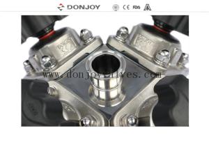Quality 54A Type Multiport Stainless Steel Diaphragm Valve With Plastic Handle Pneumatic wholesale