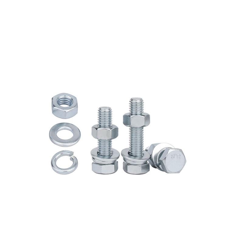 Hot Dip Galvanized Bolts with Black Oxide Finish and OEM Customized Service Provided