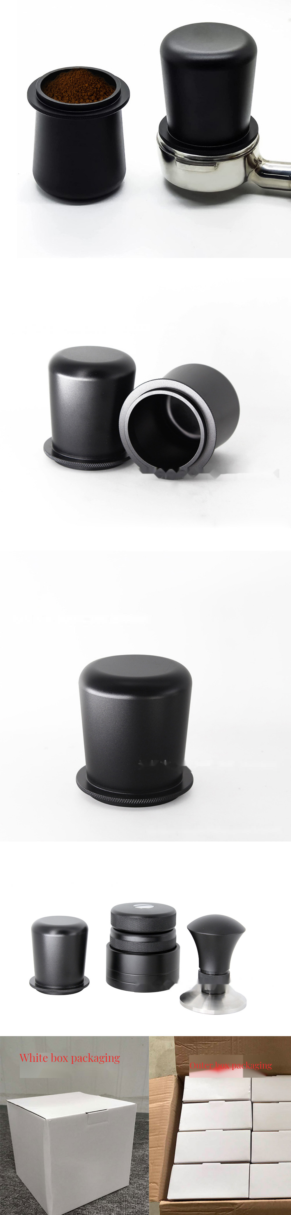 Coffee Dosing Ring 51/58mm Aluminum Alloy Sniffing Mug Powder Feeder Espresso Tools Cup