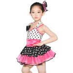 Polka Dots Kids Dance Clothes Multicolor Ballet Spandex Dance Dress