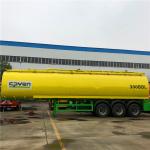 3 Axles 42000L Liquid Oil Tank Trailer Diesel Fuel Tank Semi Trailer