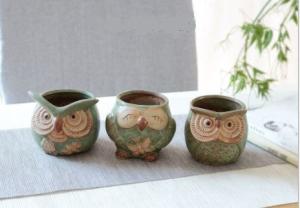Quality Succulent Creative Animals Owl Simple Plant Flowerpots wholesale