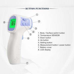 Quality Fever Infrared Forehead Body Non Contact LCD Digital Thermometer wholesale