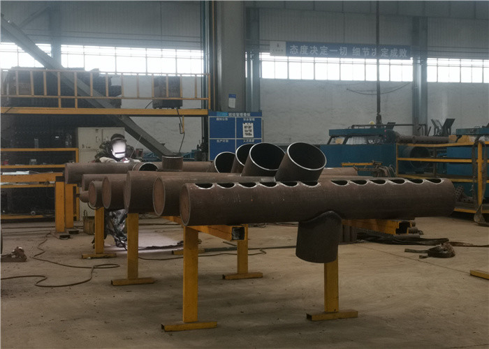 High Performance Carbon Steel Boiler Manifold Headers For Central Air Conditioners Oem