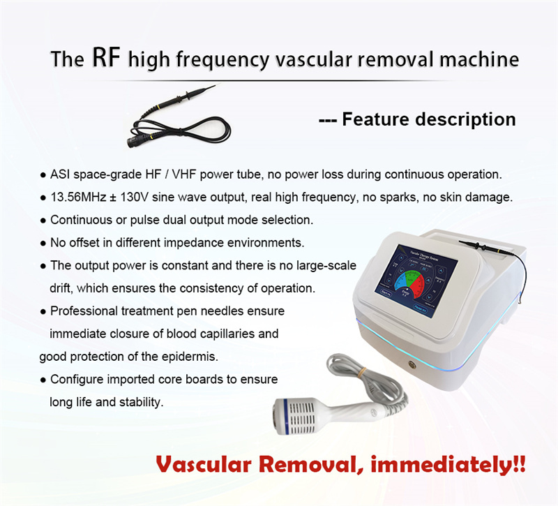 Painless Vascular Laser Spider Vein Removal Machine Diode Portable 980nm 60W