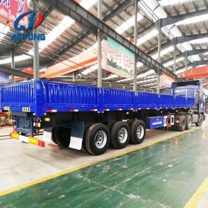 Quality Truck Trailer 3 Axle 40-60 tons 13000mm length curtain side wall cargo semi trailer wholesale