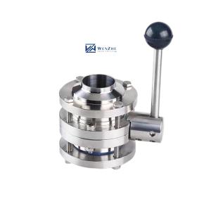 Quality Forged SS304 316 316L Lock Handle Full Port 3-Piece Butt Welded Valve 3A DIN SMS wholesale