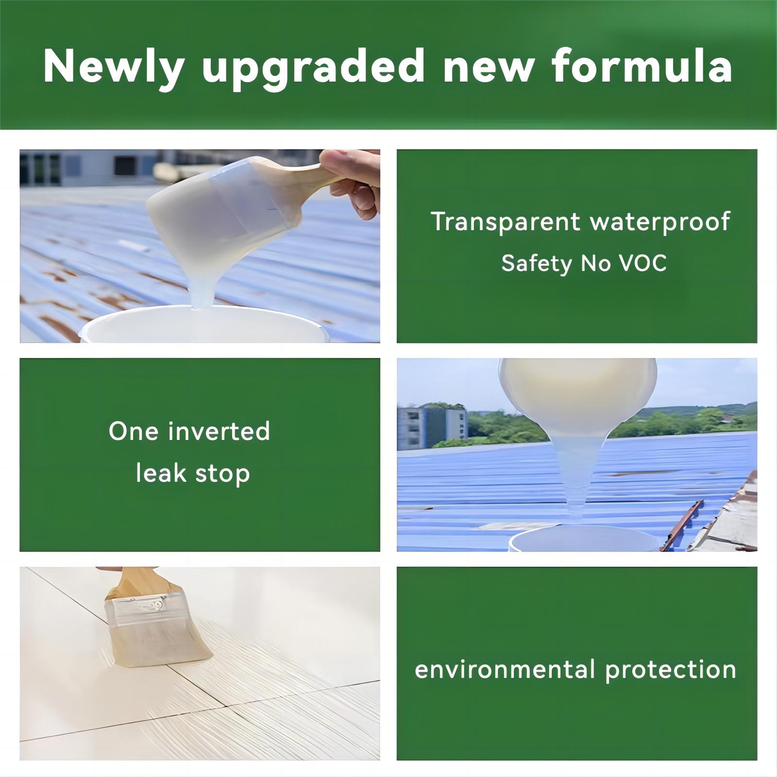 20KG/BUCKET Transparent Liquid Glue for Waterproofing and Leak Filling Acrylic Coating
