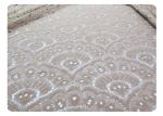 Water Soluble Fan Shaped Lace Fabric 65% Terylene + 35% Cotton CY-CT8521