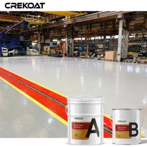 Quality Chemical Resistant Industrial Epoxy Floor Coating Withstand High Temperatures wholesale
