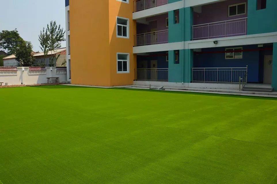 Football Synthetic Grass / High Dtex Artificial Grass For Football Cage